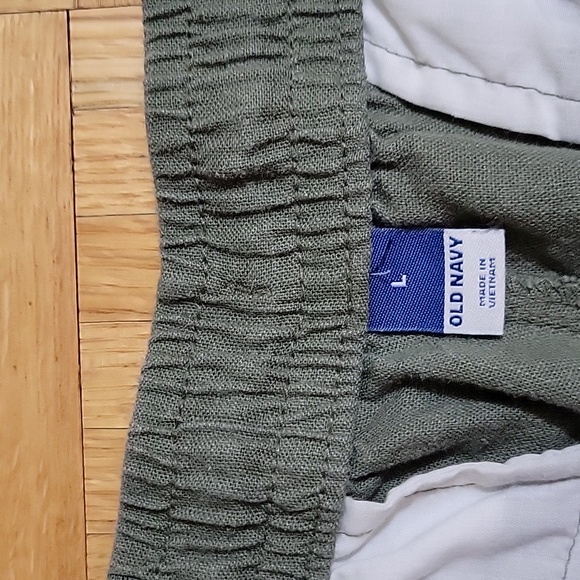 Old Navy jogger style, linen pants. - Picture 3 of 5